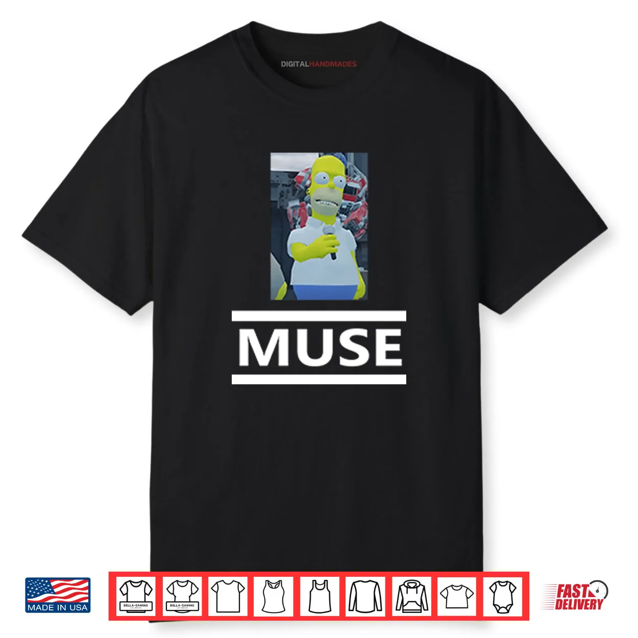 Homer Simpson Muse Shirt