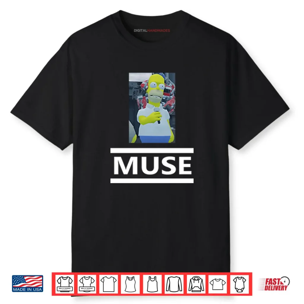 Homer Simpson Muse Shirt 1 Homer Simpson Muse Shirt