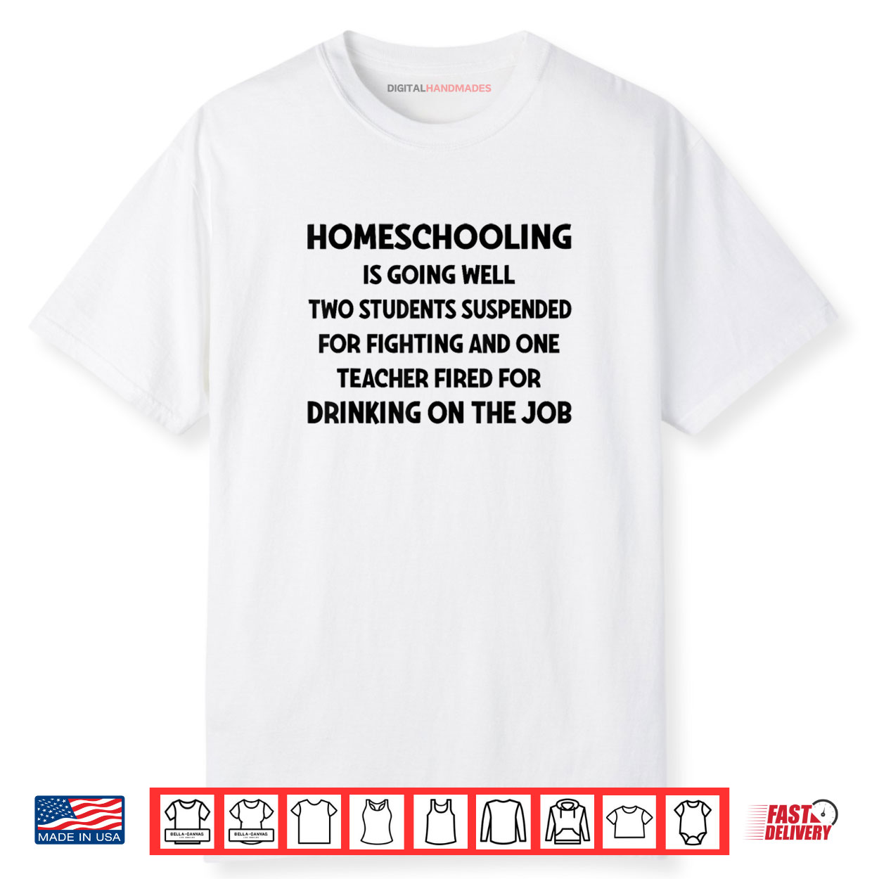 Homeschooling is Going Well Two Students Suspended Fighting Shirt