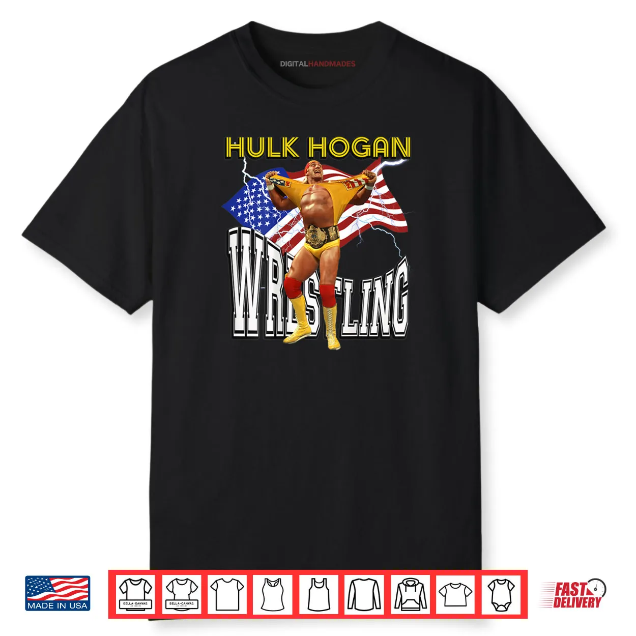 Hulk Hogan 007 Back Printed Shirt