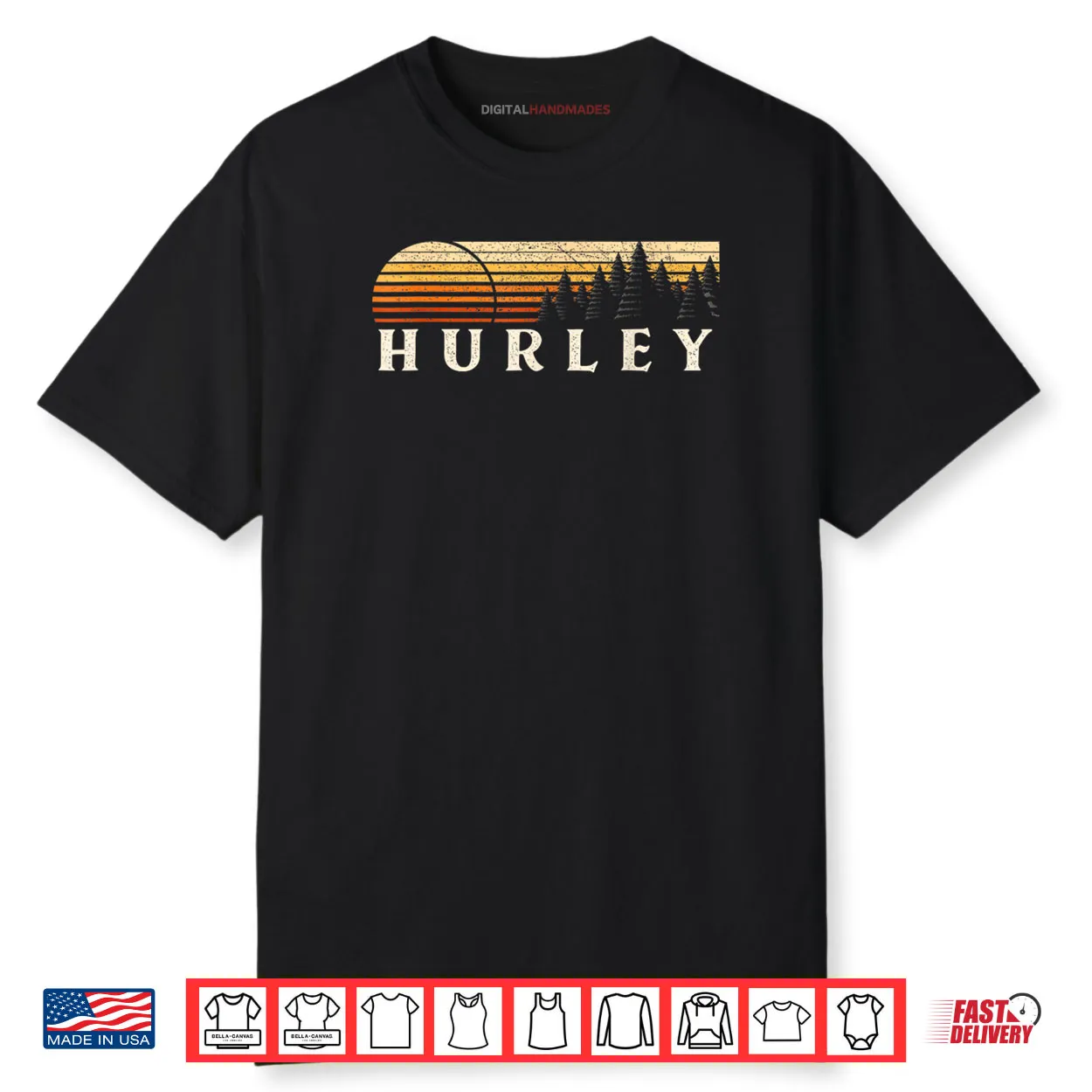 Hurley KY Vintage Sunset Retro Shirt
