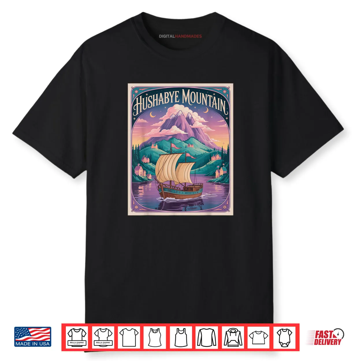 Hushabye Mountain Fantasy City Chitty Bang Musical Theatre Shirt