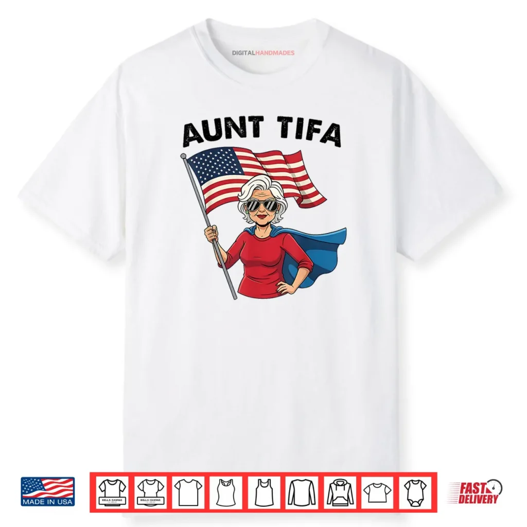 I Am Aunt Tifa Woman’s Girl Aunt Tifa America Flag Shirt 1 I Am Aunt Tifa Woman’s Girl Aunt Tifa America Flag Shirt