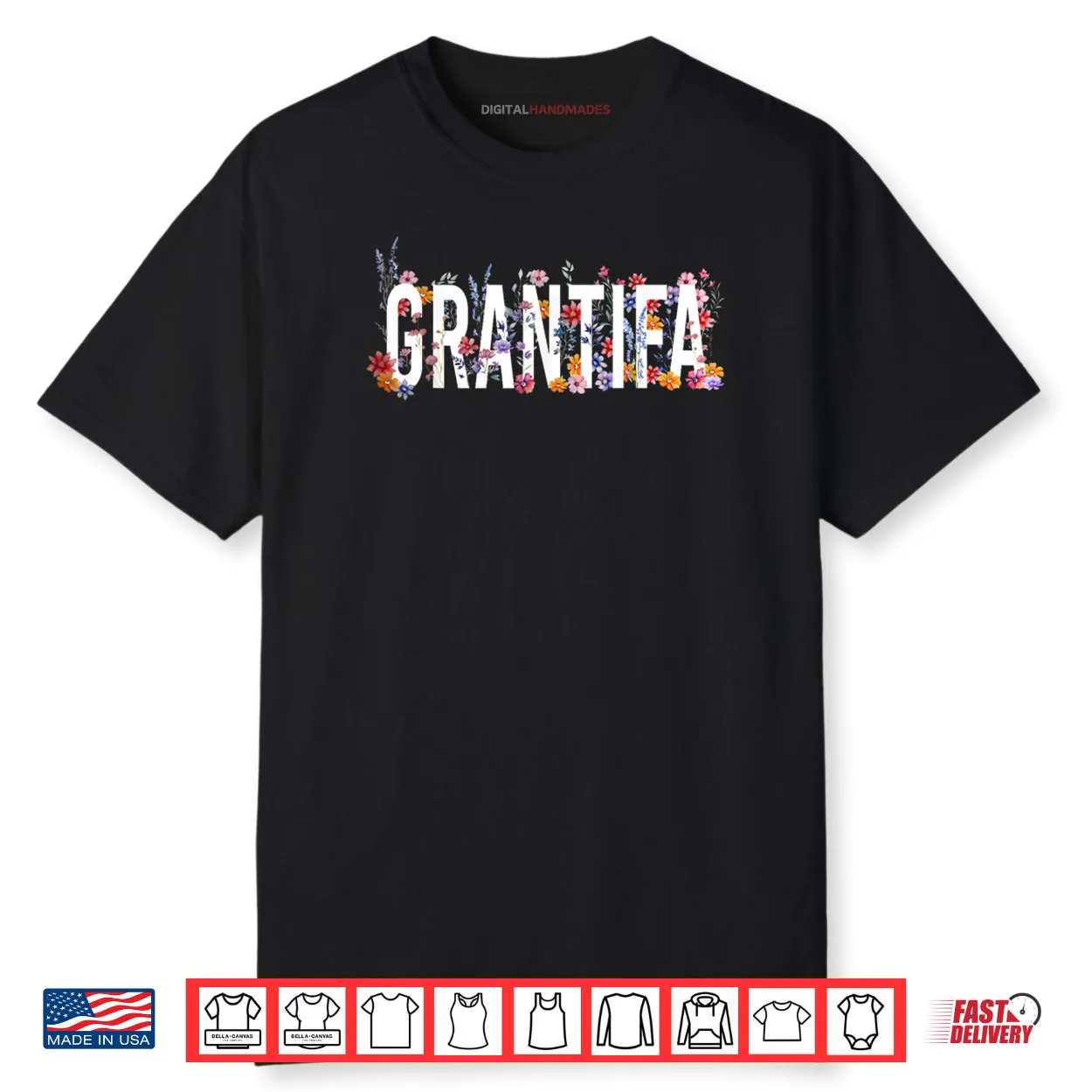 I Am Grantifa Vintage Floral Shirt