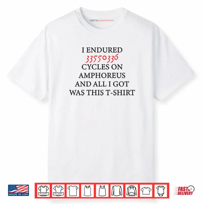 I Endured 33550336 Cycles On Amphoreus And All I Got Was This Shirt