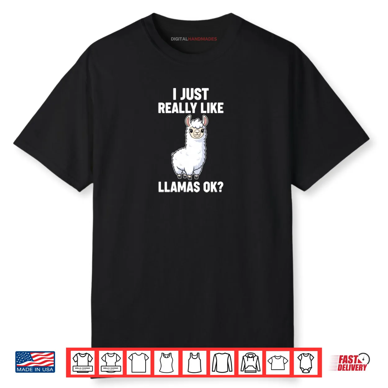 I Just Really Like Llamas Ok Shirt