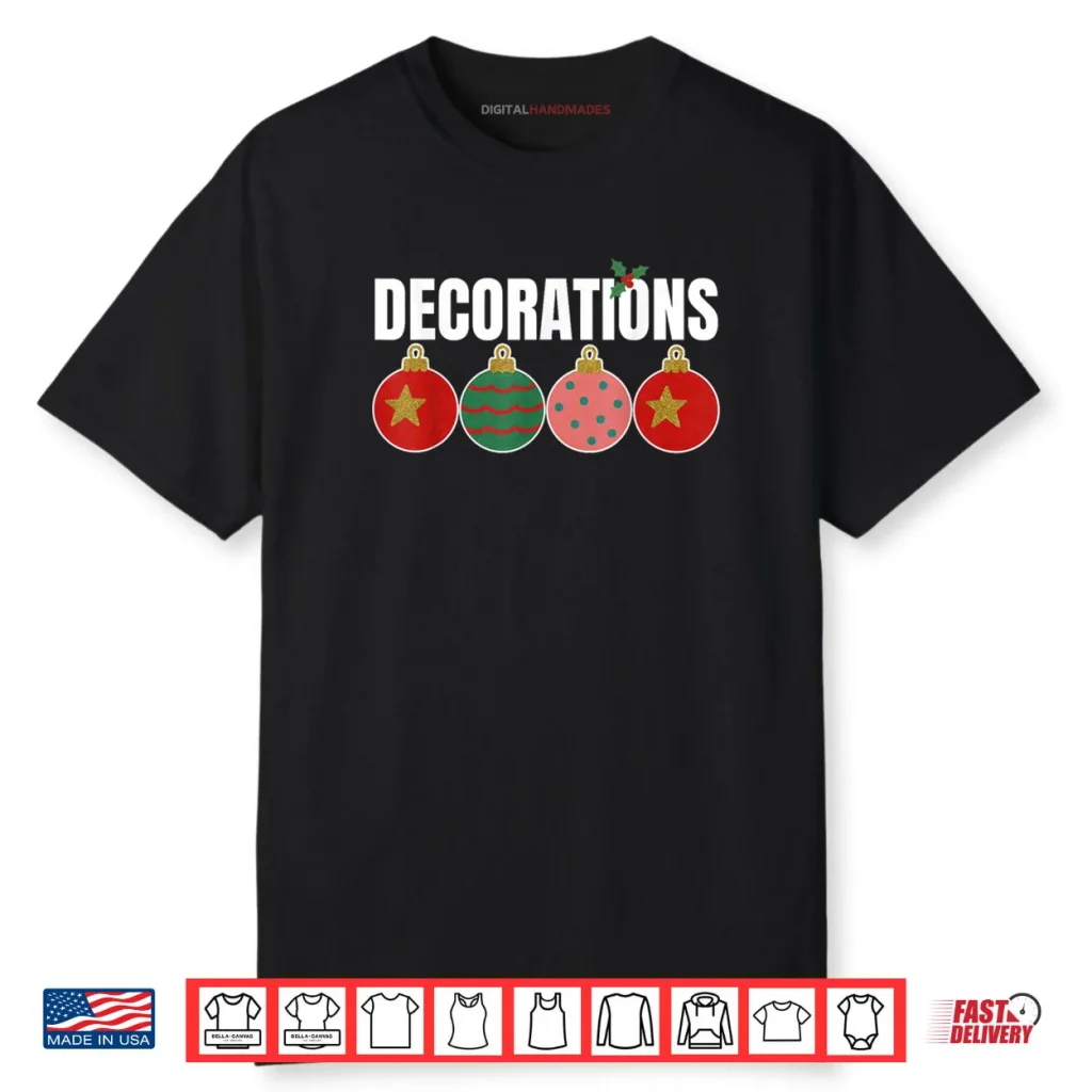 I Put The D in Decorations Matching Couples Pajamas Shirt