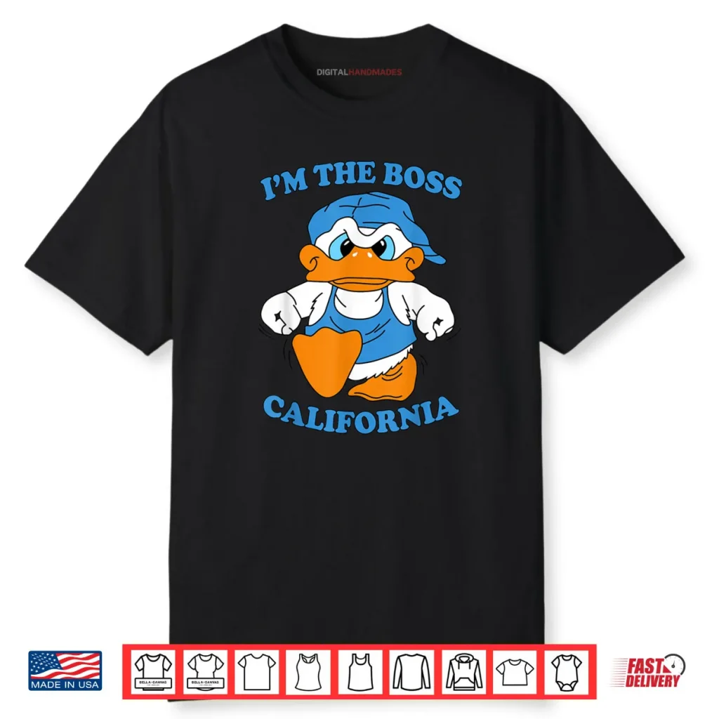 I’m The Boss California Duck 90s Cartoon Tourist Souvenir Shirt 1 I’m The Boss California Duck 90s Cartoon Tourist Souvenir Shirt