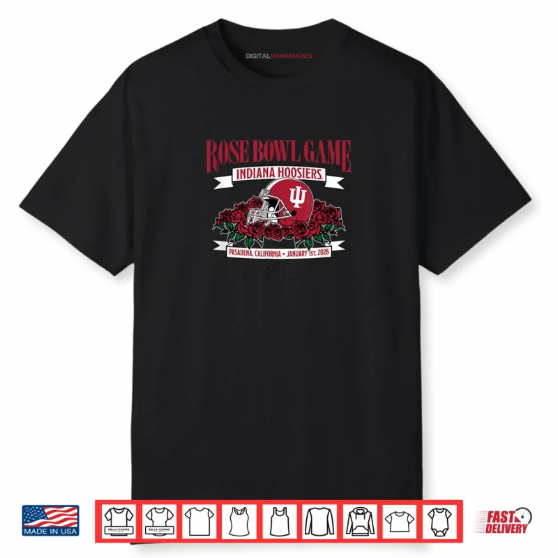 Indiana Hoosiers 2025 College Football Playoff Rose Bowl Shirt