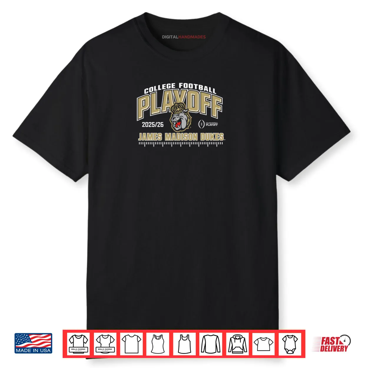 James Madison Dukes College Football Playoff CFP 2025 26 Shirt