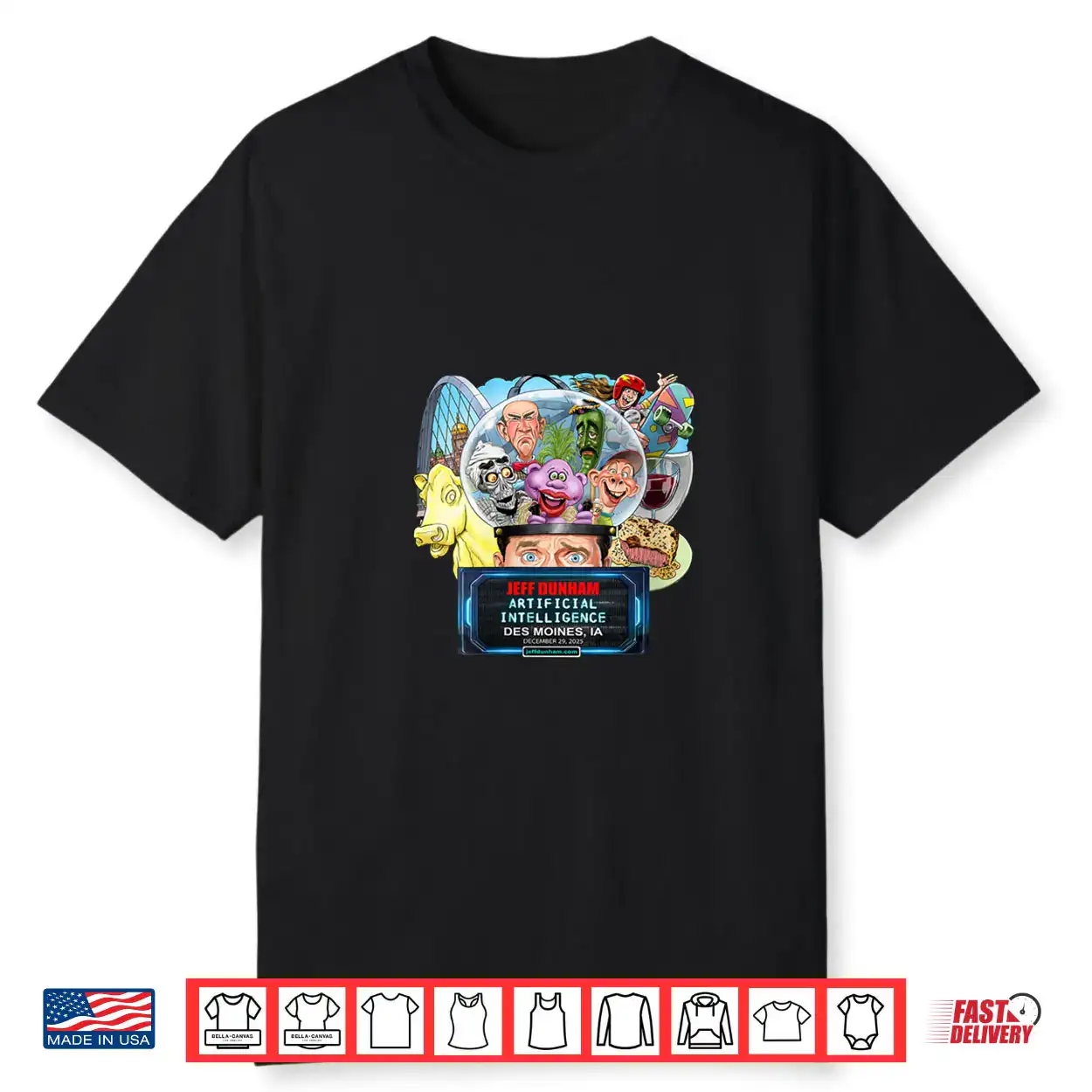 Jeff Dunham Des Moines IA (2025) Shirt