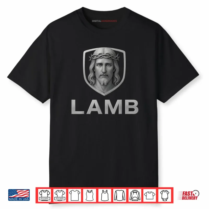 Jesus as The Lamb Iconic Christian Image Shirt