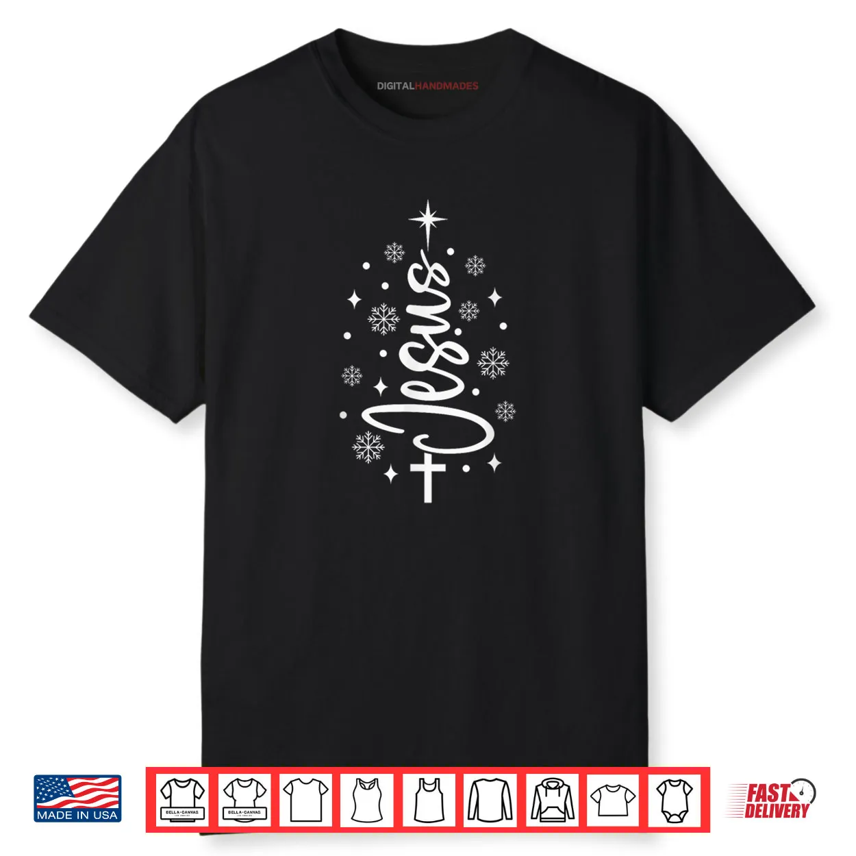 Jesus is The Reason for The Season Christmas Cross Shirt