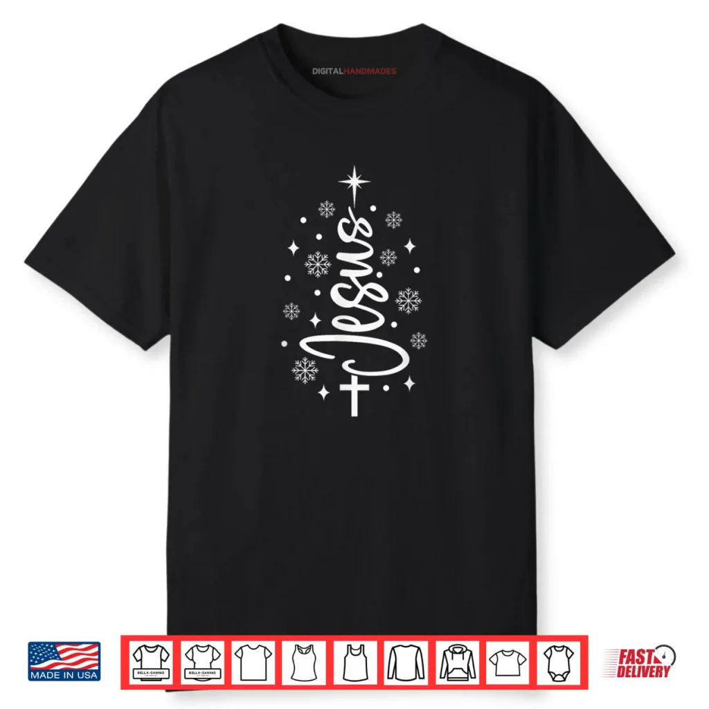 Jesus is The Reason for The Season Christmas Cross Shirt