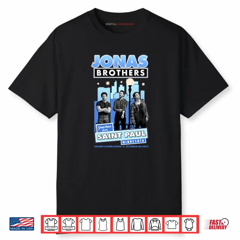 Jonas Brothers Greetings From Saint Paul Minnesota Shirt