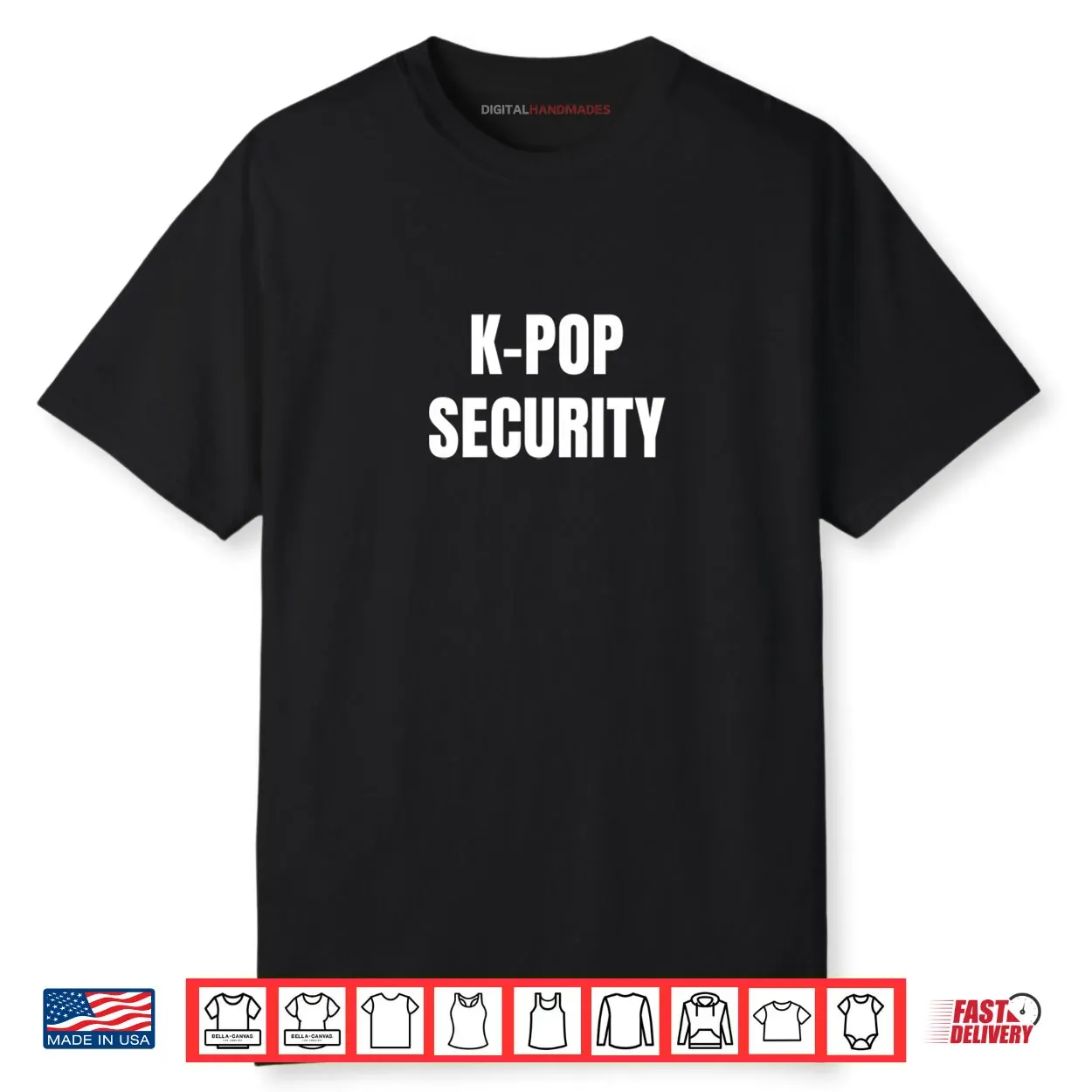 K Pop Security Funny Halloween Costume Shirt