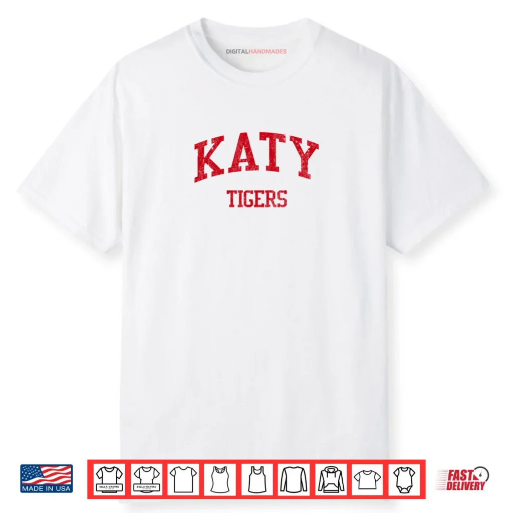 Katy High School HS Katy TX Vintage Sports Shirt 1 Katy High School HS Katy TX Vintage Sports Shirt