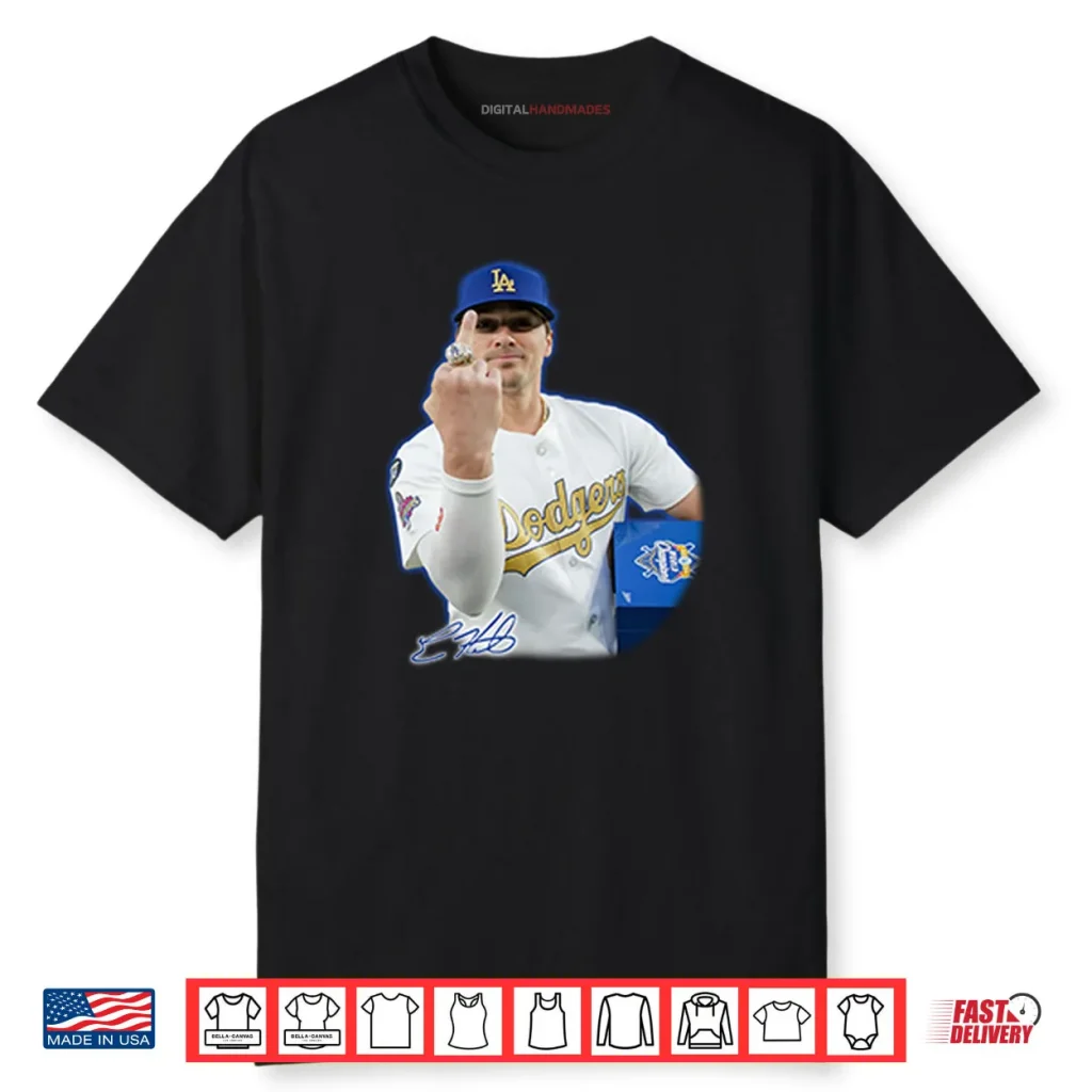 Kiké Hernández Middle Finger Shirt 1 Kiké Hernández Middle Finger Shirt