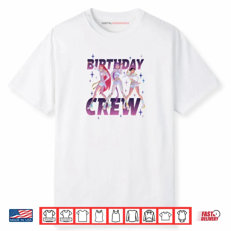 Kpop Demon HUNTRIX Birthday Crew Shirt