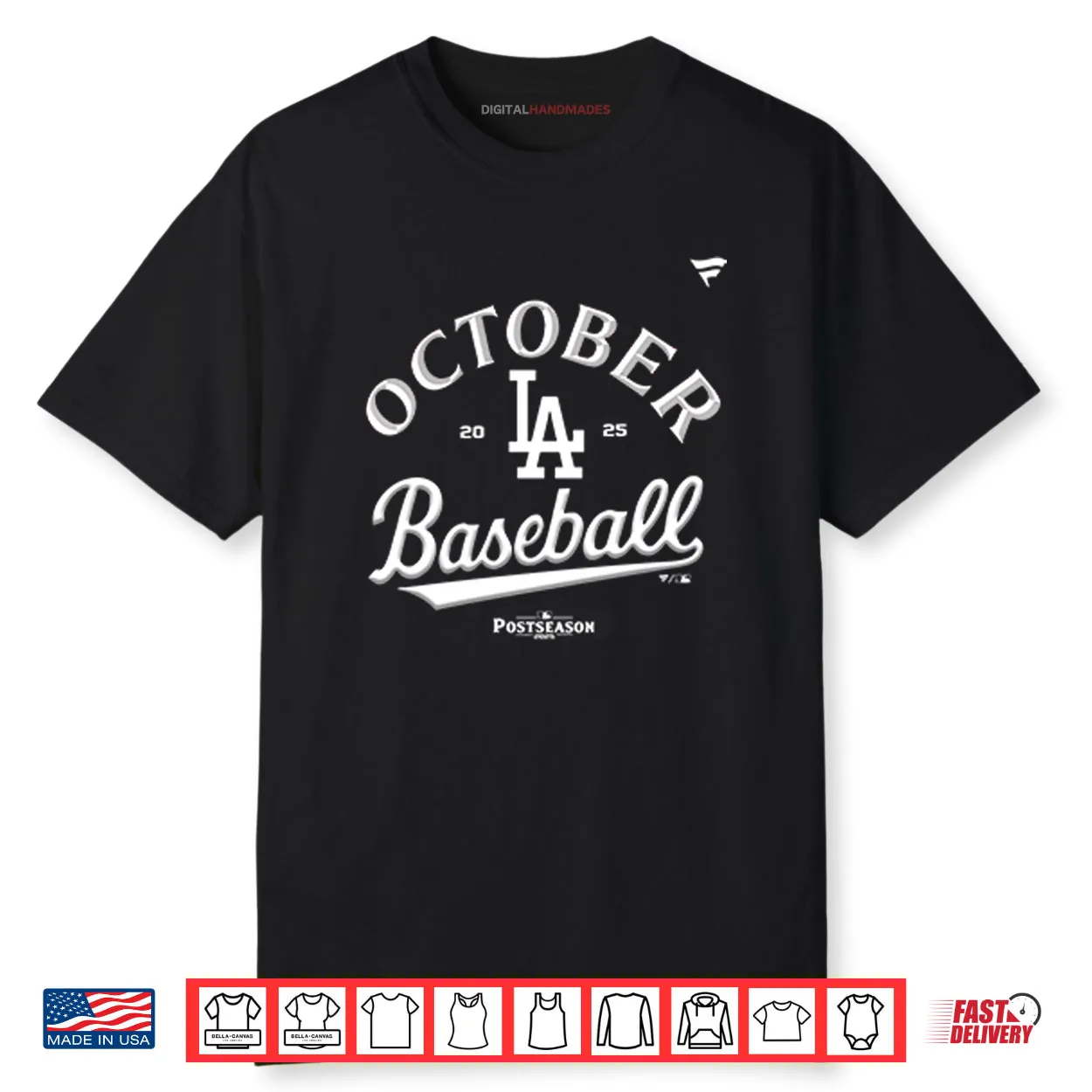 LA Dodgers October Baseball 2025 Shirt
