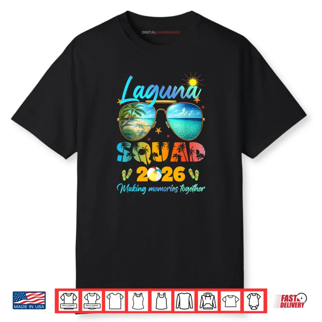Laguna Squad 2026 Tropical Beach Vacation Shirt