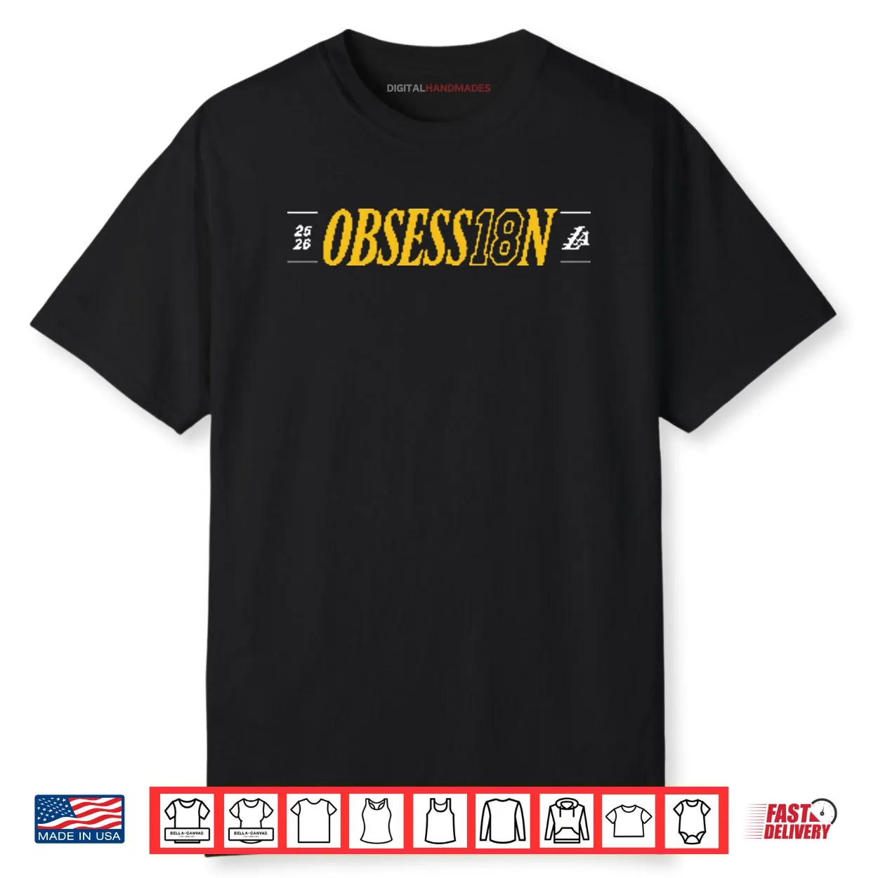 Lakers Obsession 18 Obsess18n Shirt