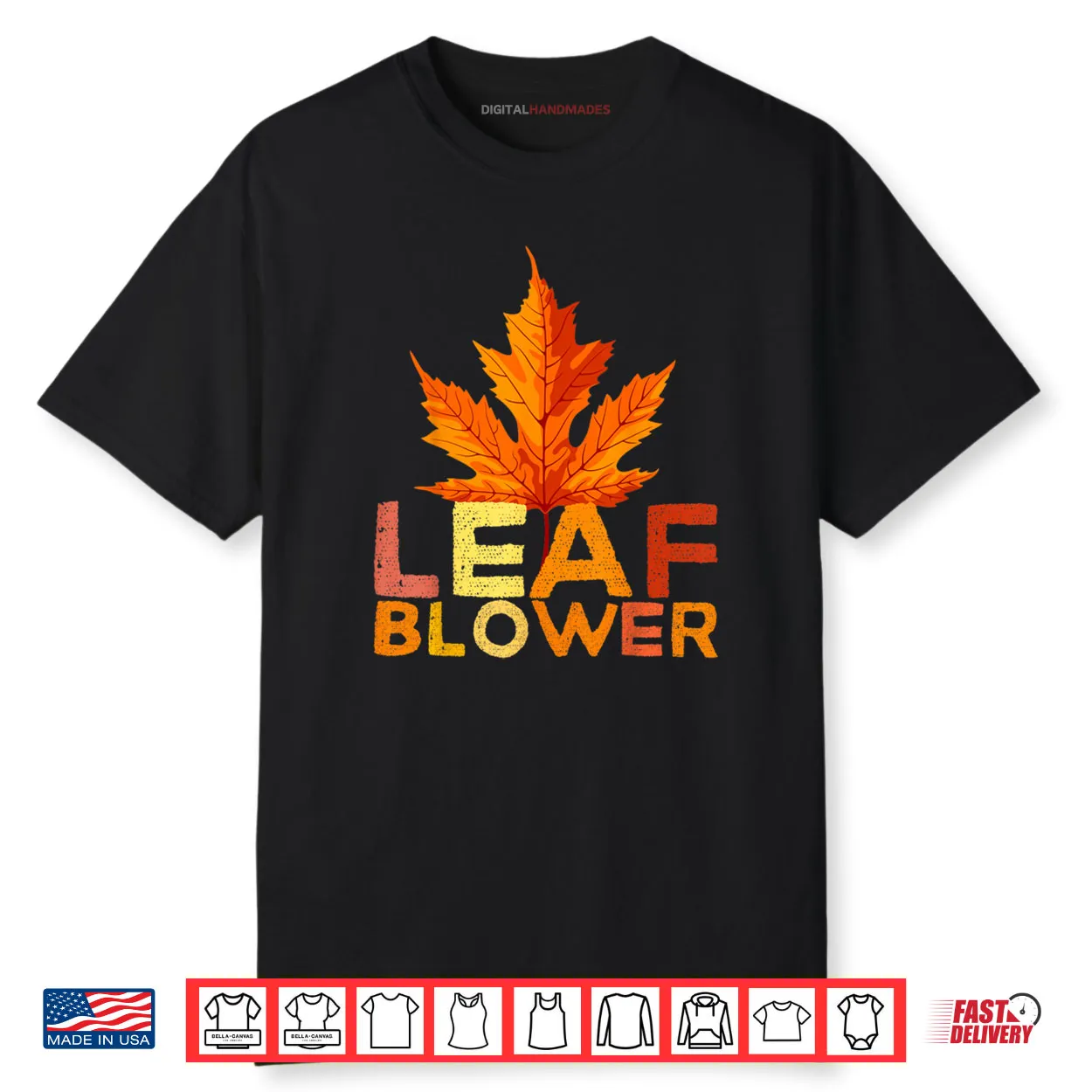 Leaf Blower Adult Halloween Matching Couples Costume Shirt