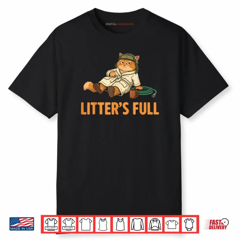 Litter’s Full Cat Parody Tee Christmas Shirt