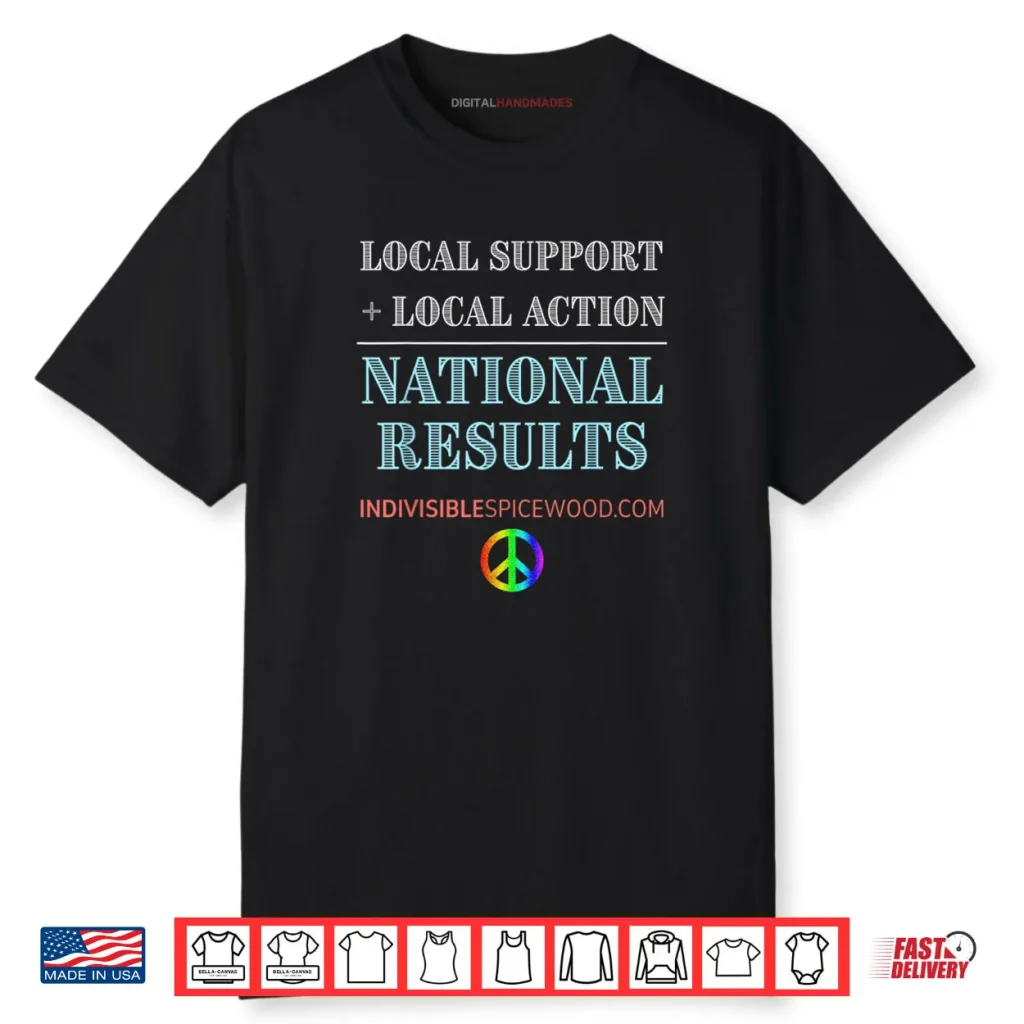 Local Support Local Action National Results Shirt 1 Local Support Local Action National Results Shirt