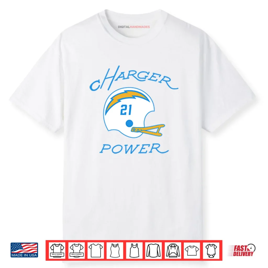Los Angeles Chargers Charger Power Shirt 1 Los Angeles Chargers Charger Power Shirt