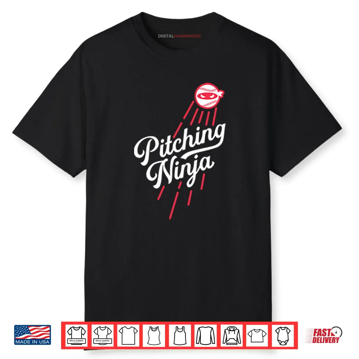 Los Angeles Dodgers Pitching Ninja Shirt