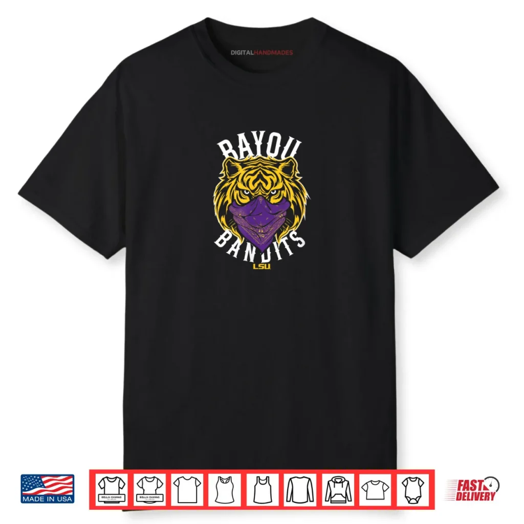 LSU Football Bayou Bandits LSU Tigers Shirt 1 LSU Football Bayou Bandits LSU Tigers Shirt