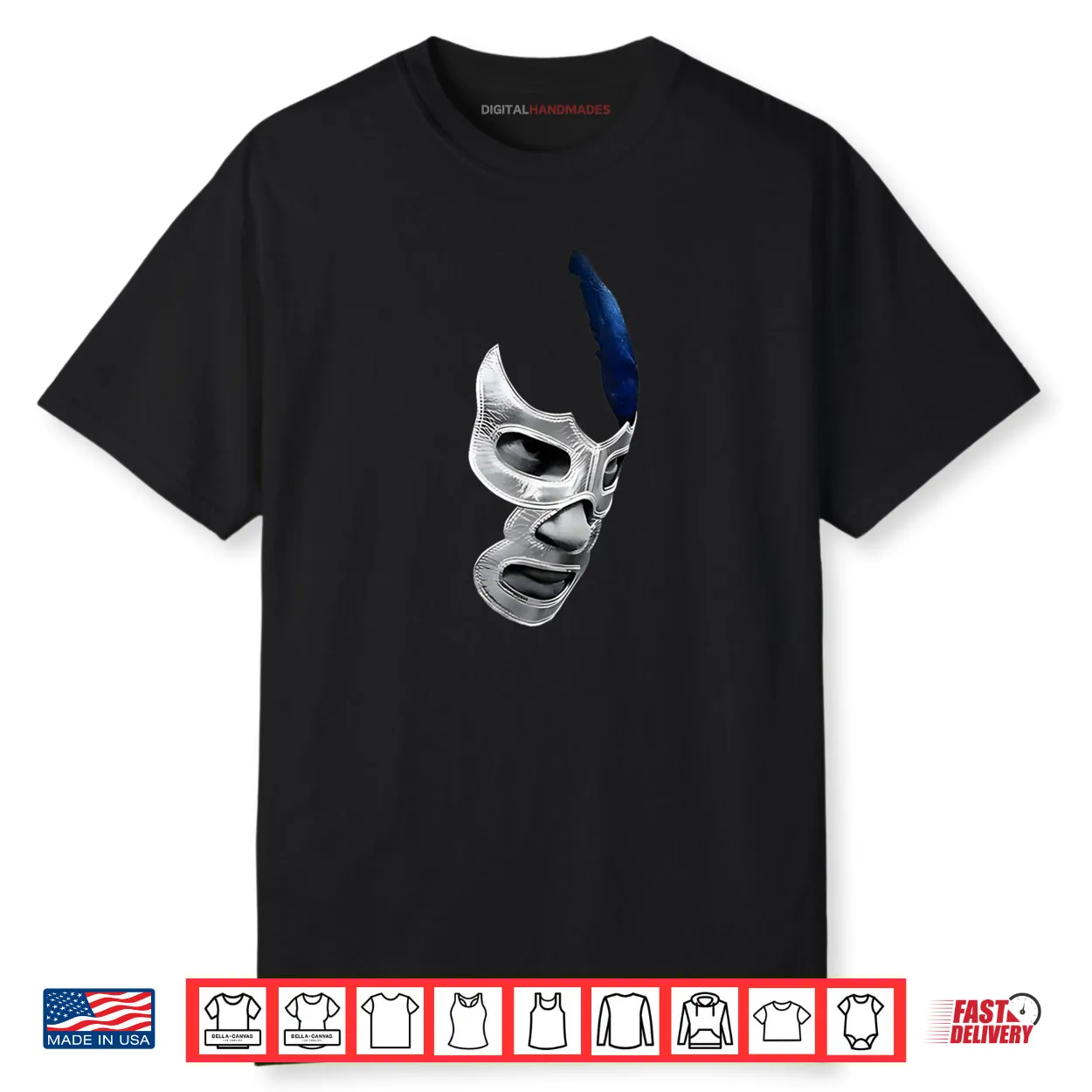 Lucha Libre Mexican Wrestling Legend Mask Shirt