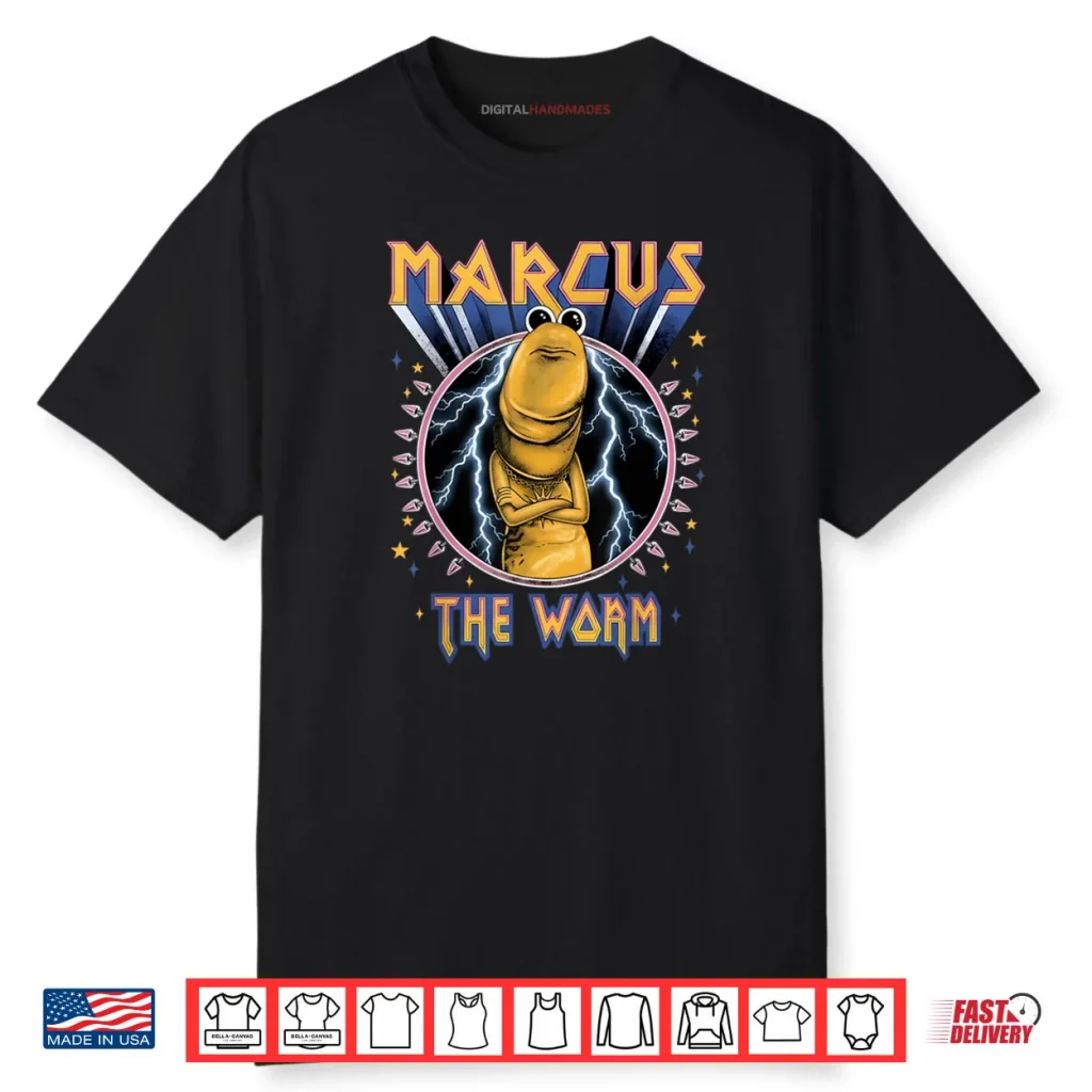 Marcus The Worm Heavy Rock RockWorm Humor Meme Shirt