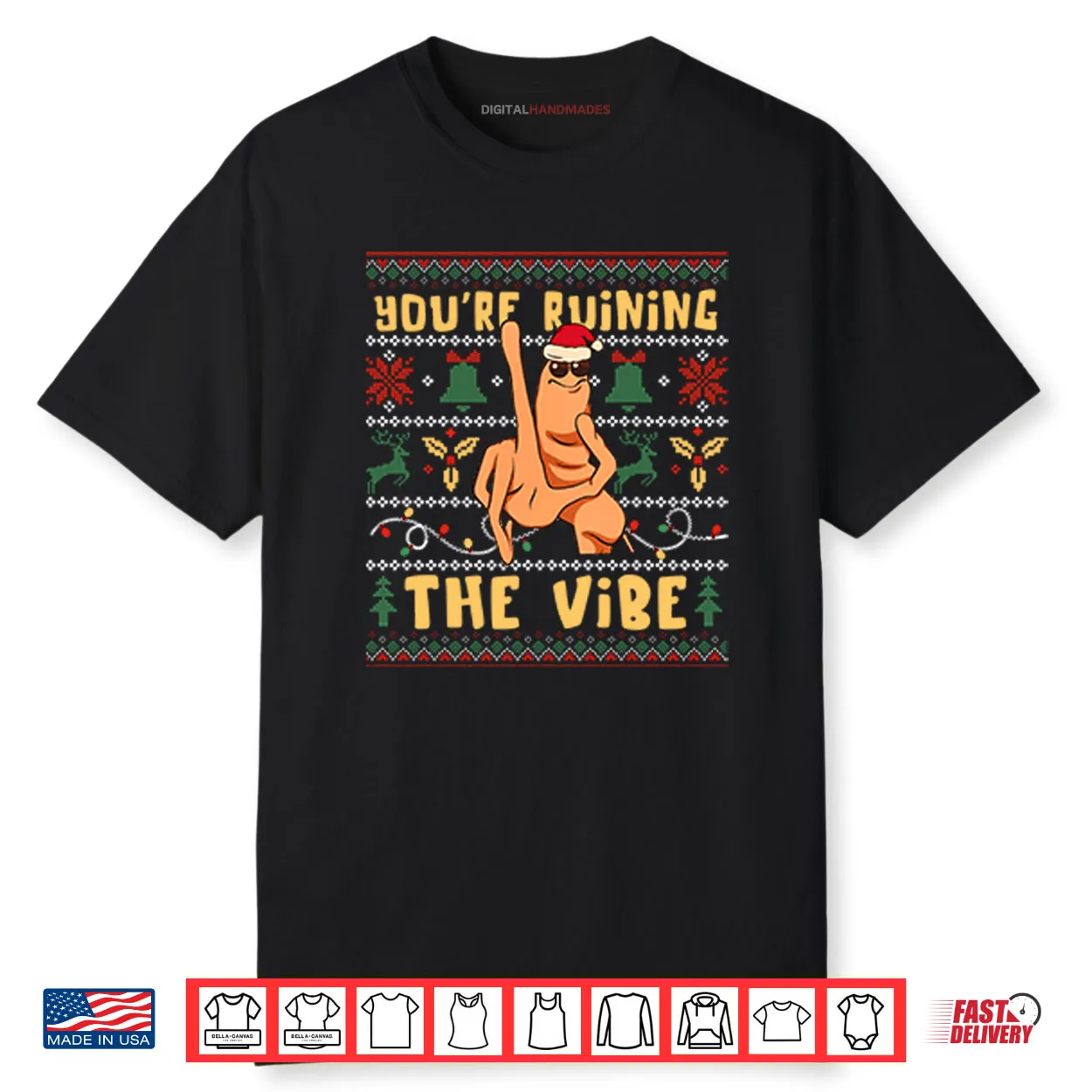 Marcus The Worm You’re Ruining The Vibe Christmas Shirt