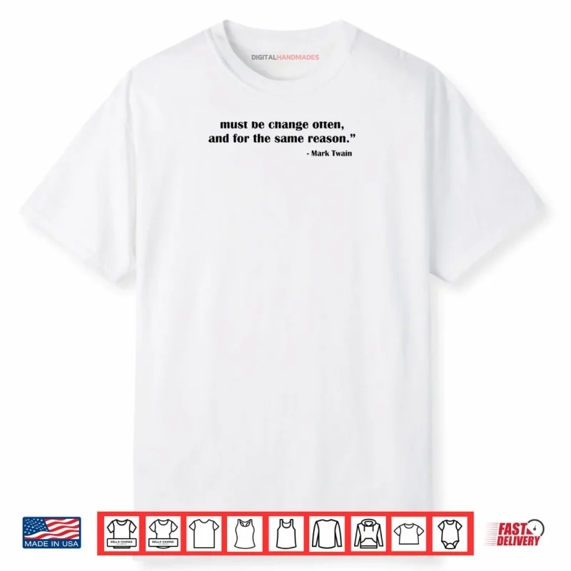 Mark Twain Quote Shirt
