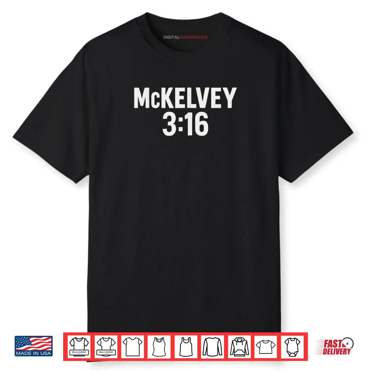 McKelvey 3 16 Bold Lettering Shirt