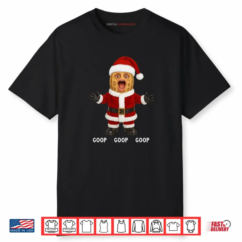 Meme The Burnt Peanut GOOP Bungulator Santa Christmas Shirt