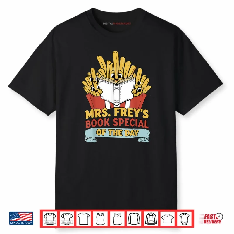 Mrs Frey Book Special Reading Elementary Teacher Shirt