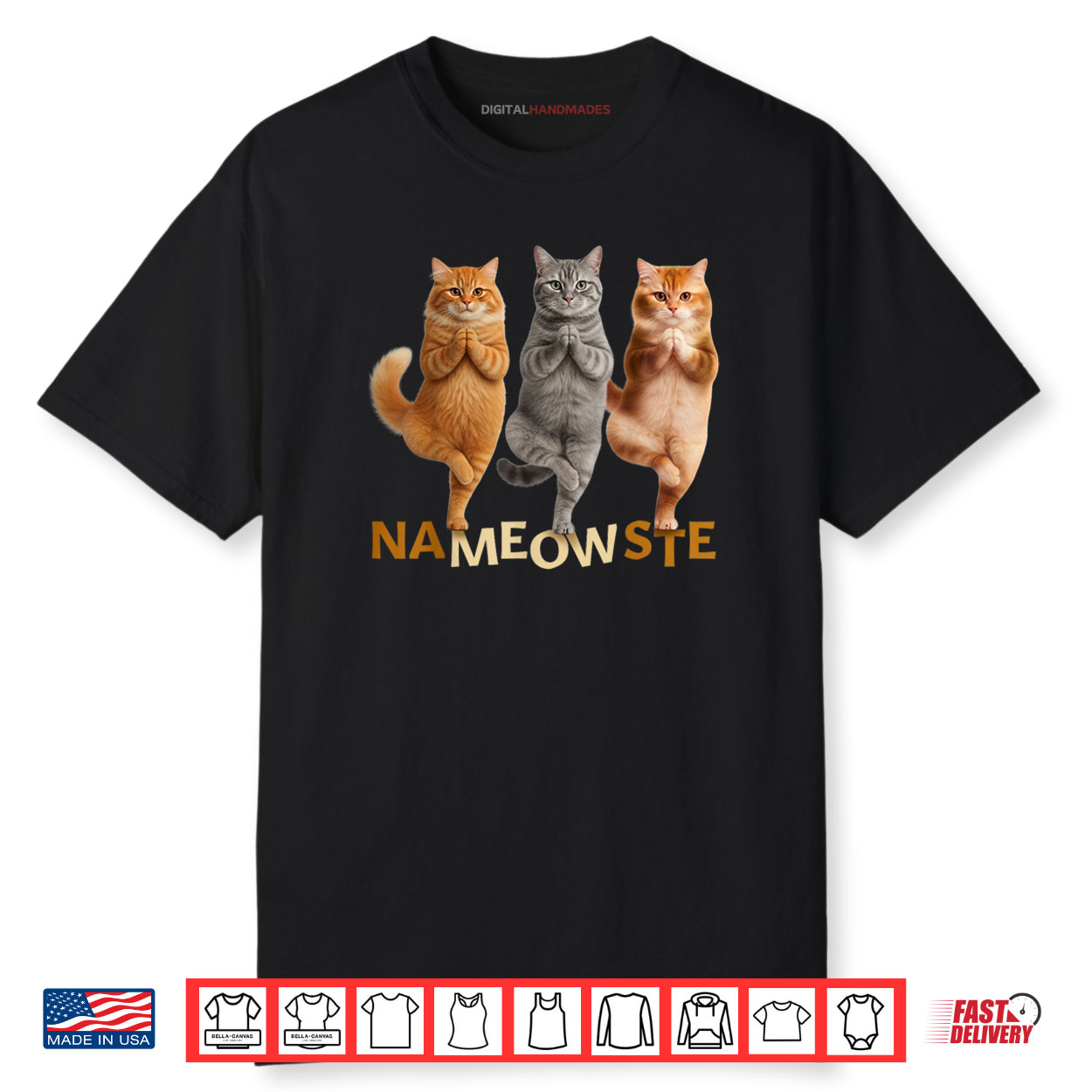 Nameowste Yoga Cat Shirt
