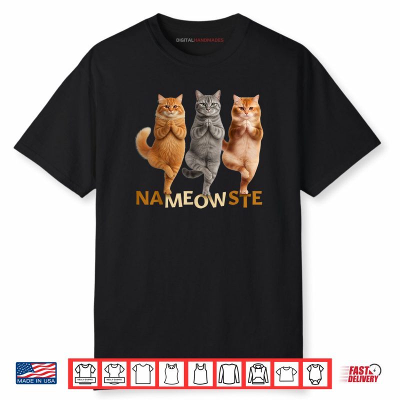 Nameowste Yoga Cat Shirt