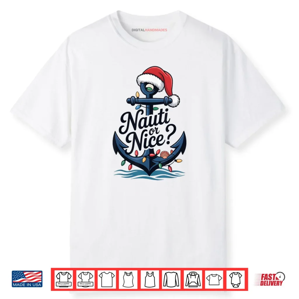 Nauti or Nice Christmas Shirt 1 Nauti or Nice Christmas Shirt