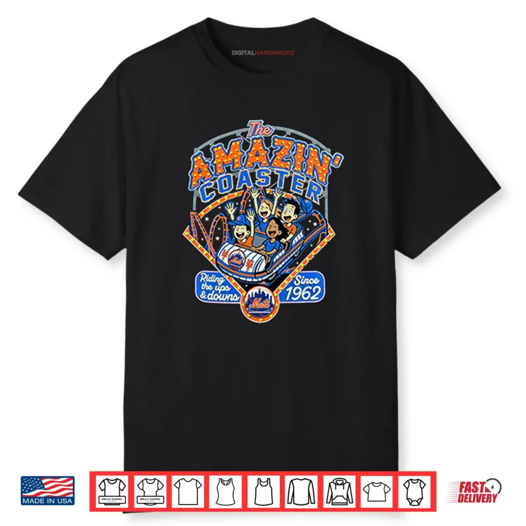 New York Mets The Amazin Coaster Since 1962 Shirt
