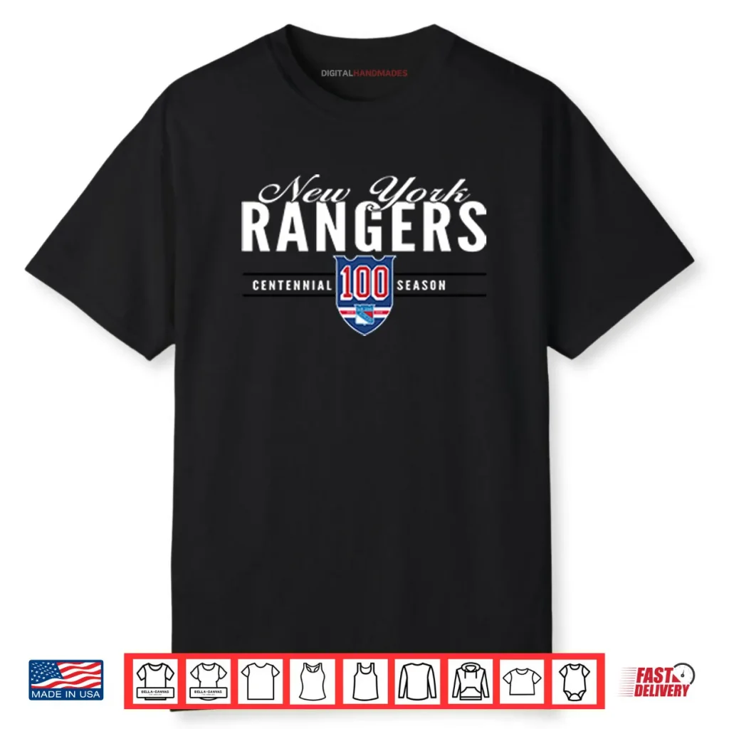 New York Rangers Centennial 100 Seasons Shirt 1 New York Rangers Centennial 100 Seasons Shirt