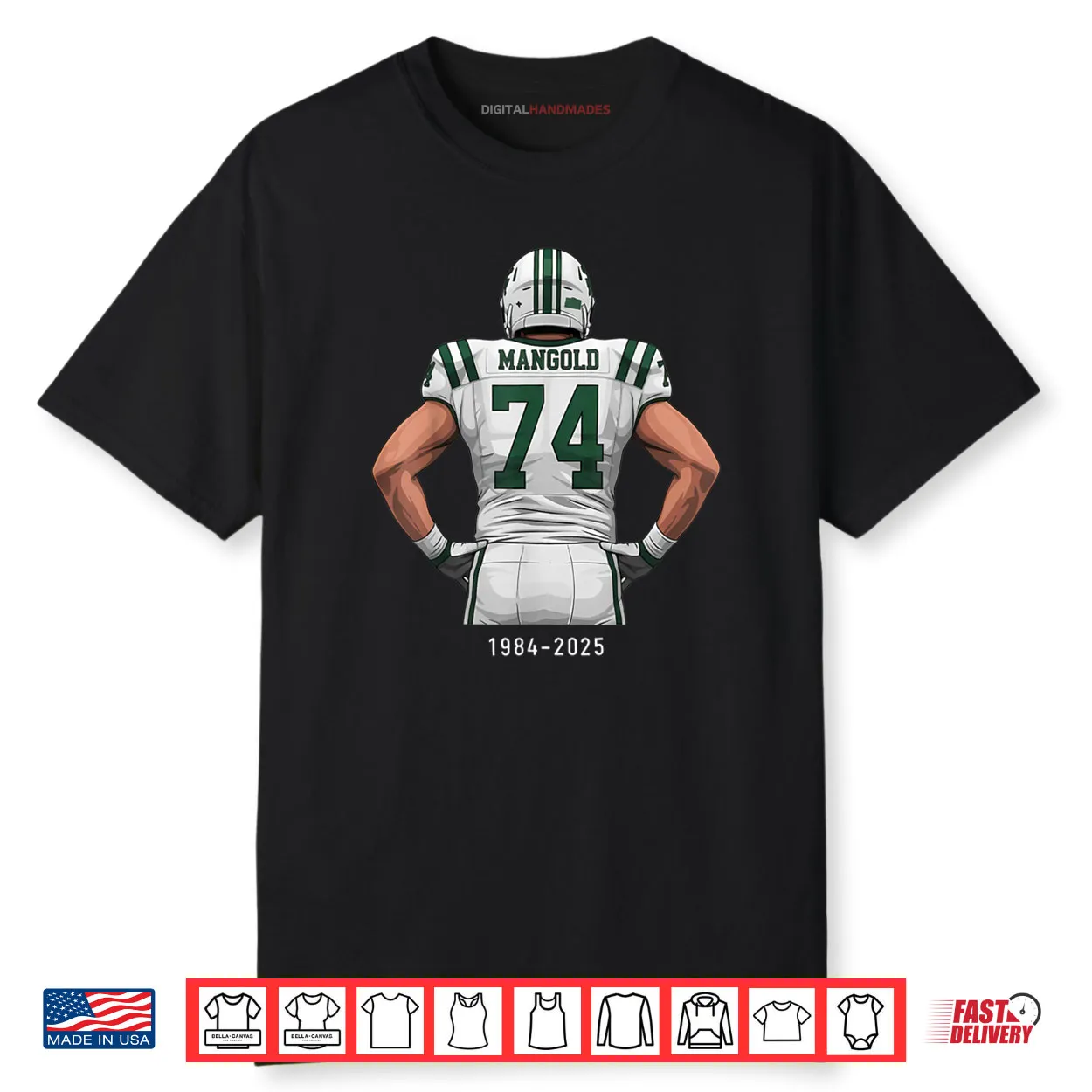 Nick Mangold A True Jet 74 Football Legend Memorial Shirt