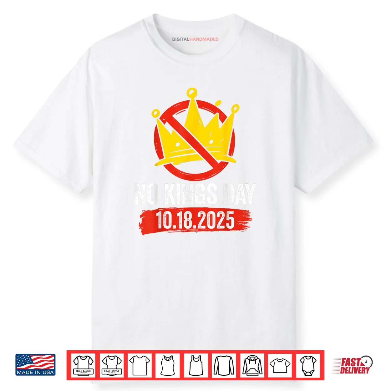 No Kings Day Patriotic No Kings 2025 Shirt