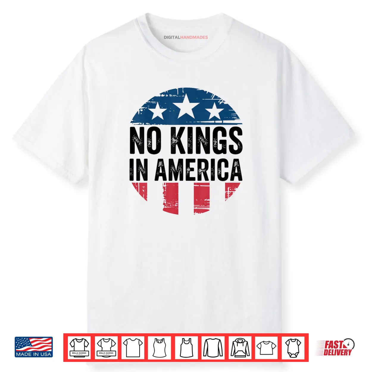 No Kings in America Vintage Shirt
