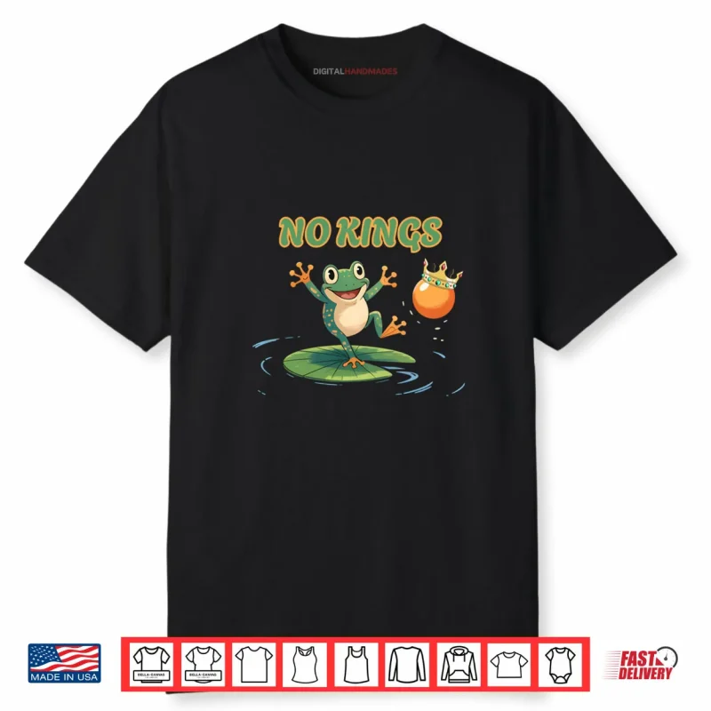 No Kings Portland Frog Protest Shirt