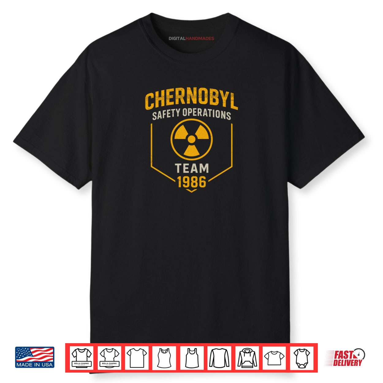 Nuclear Power Plant Chernobyl Safety Operations Team 1986 Shirt
