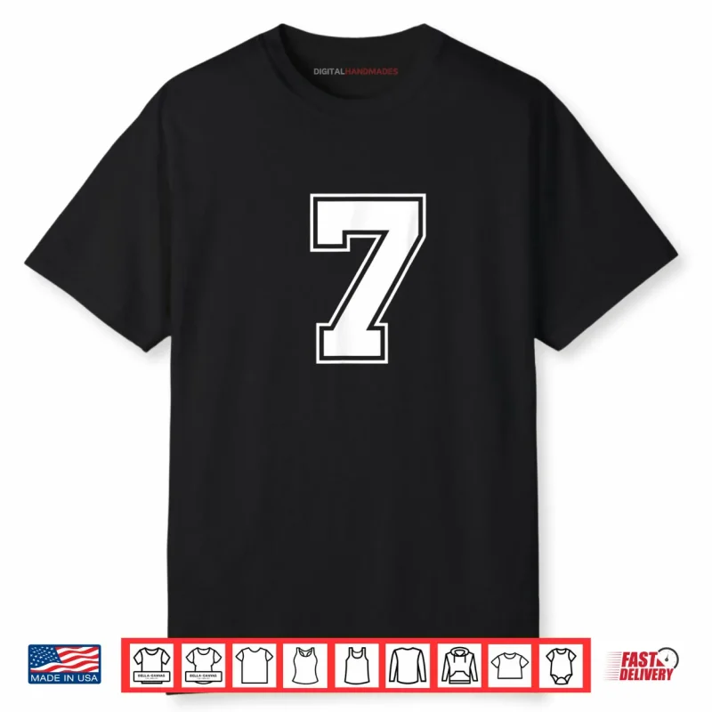 Number 7 Funny Meme Saying 6 7 Six Seven 6th Birthday 6 Year Shirt